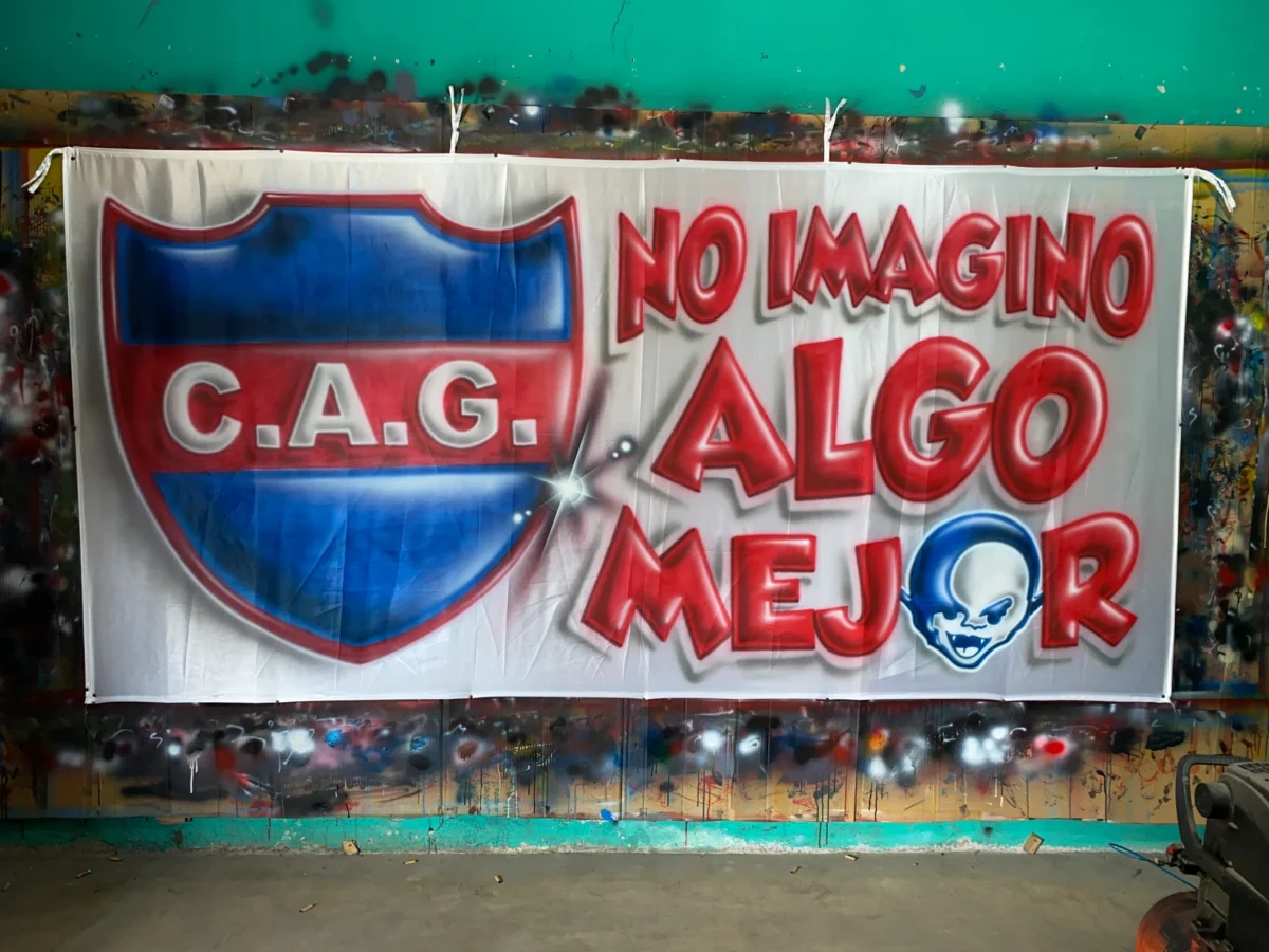 bandera de guemes y los piojos con aerografias