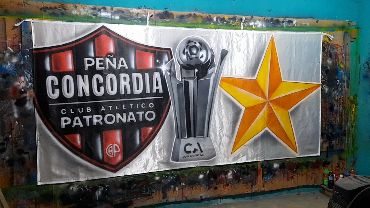 bandera de patronato escudo mas copa argentina