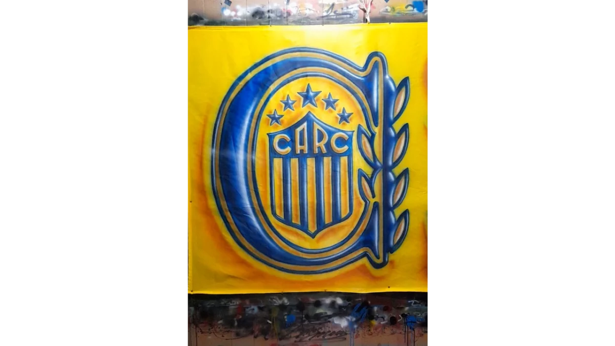 escudo de rosario central pintado