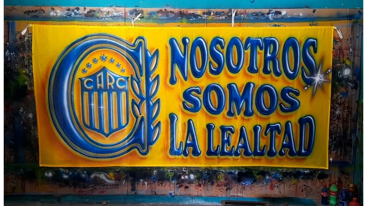 bandera de rosario central de 3 metros escudo mas frase