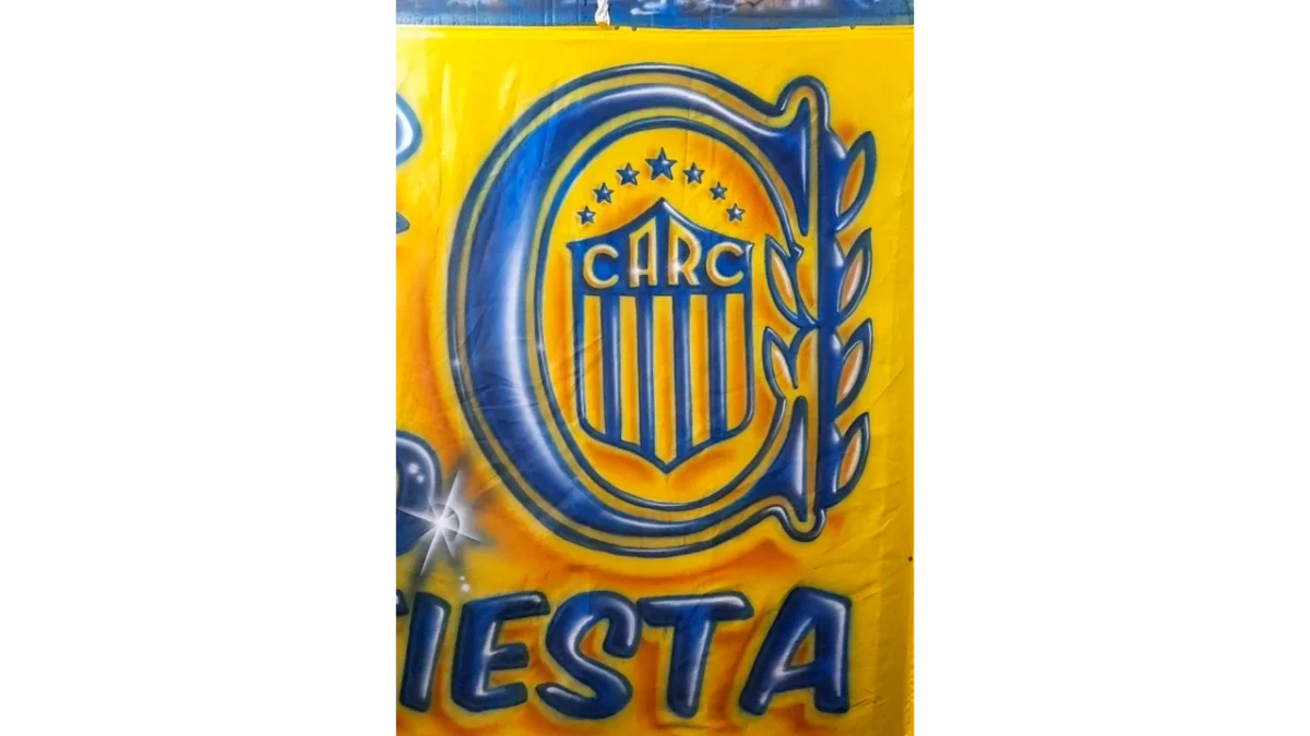 escudo de rosario central pintado