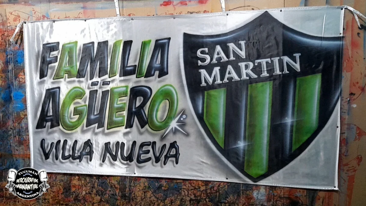 escudo de san martin de san juan mas frase con aerografias