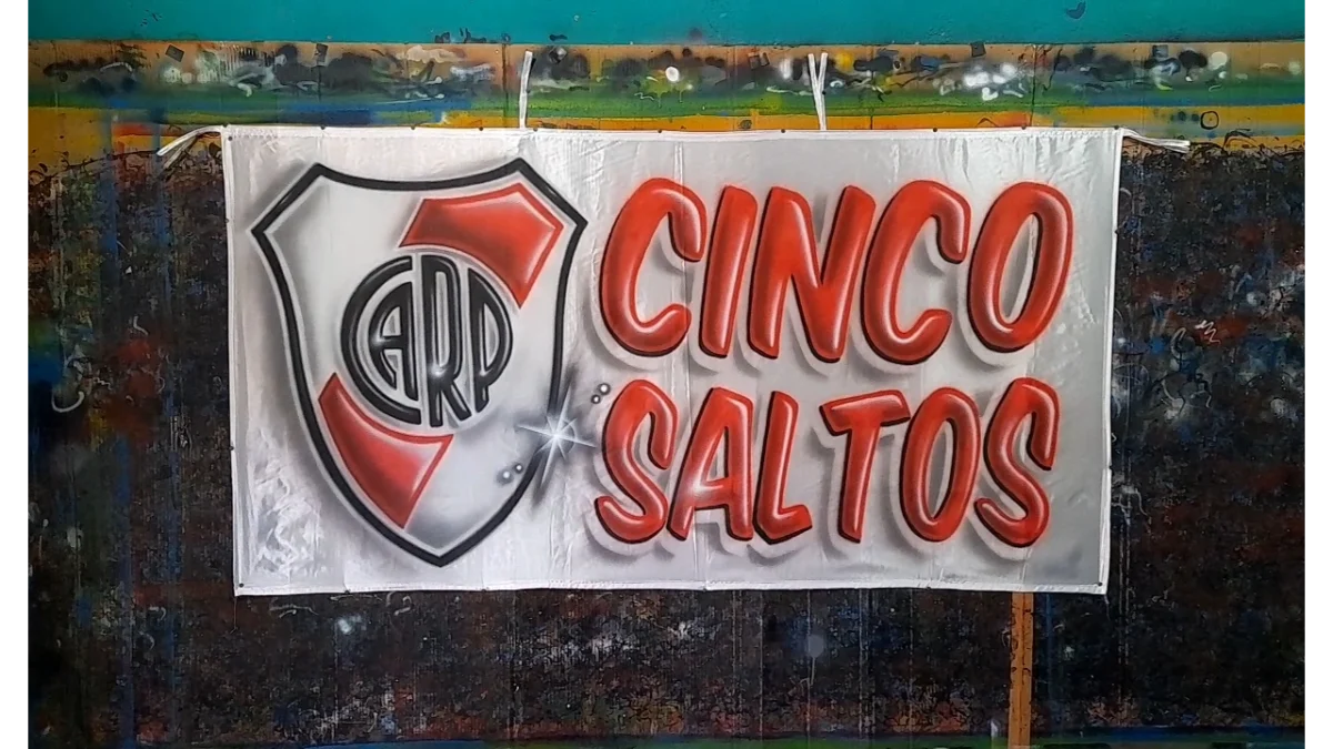 trapo de river plate escudo mas frase