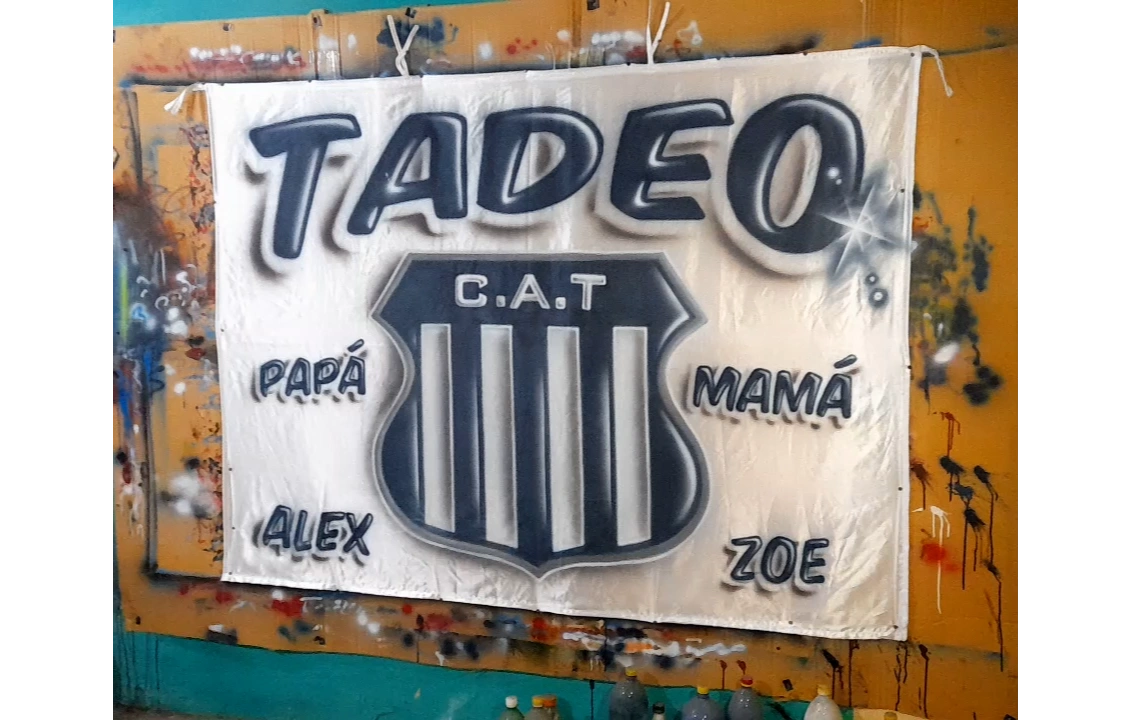bandera de talleres de cordoba pintada