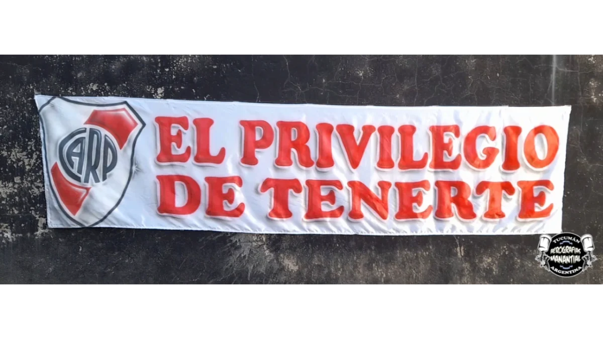 bandera de river plate frase mas escudo