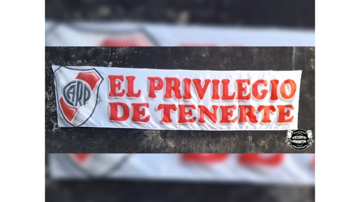 el privilegio de tenerte bandera de river plate