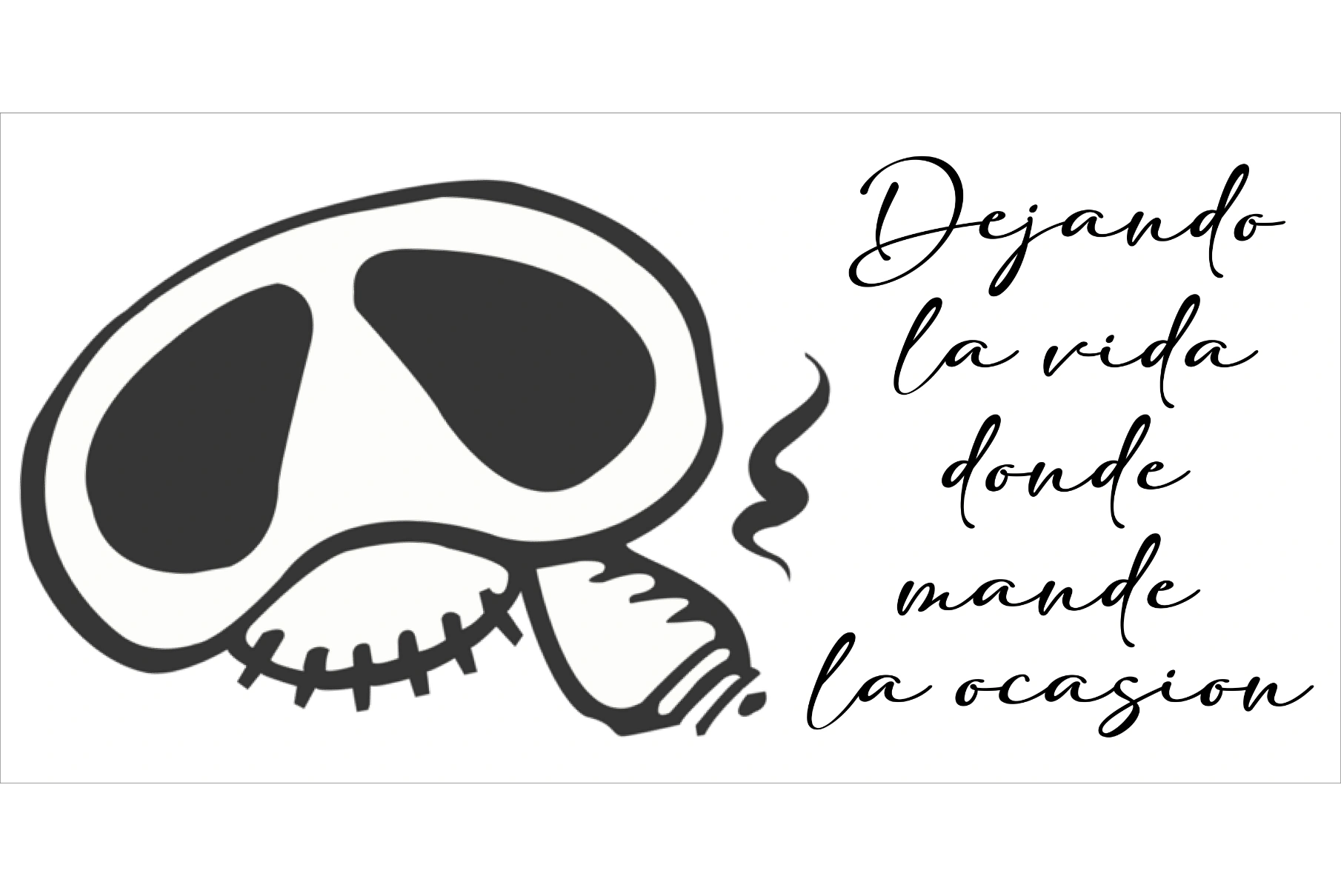 frase de la vela puerca para bandera