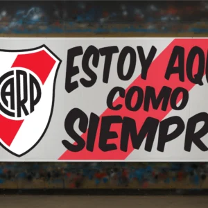 banderas de river plate con frases